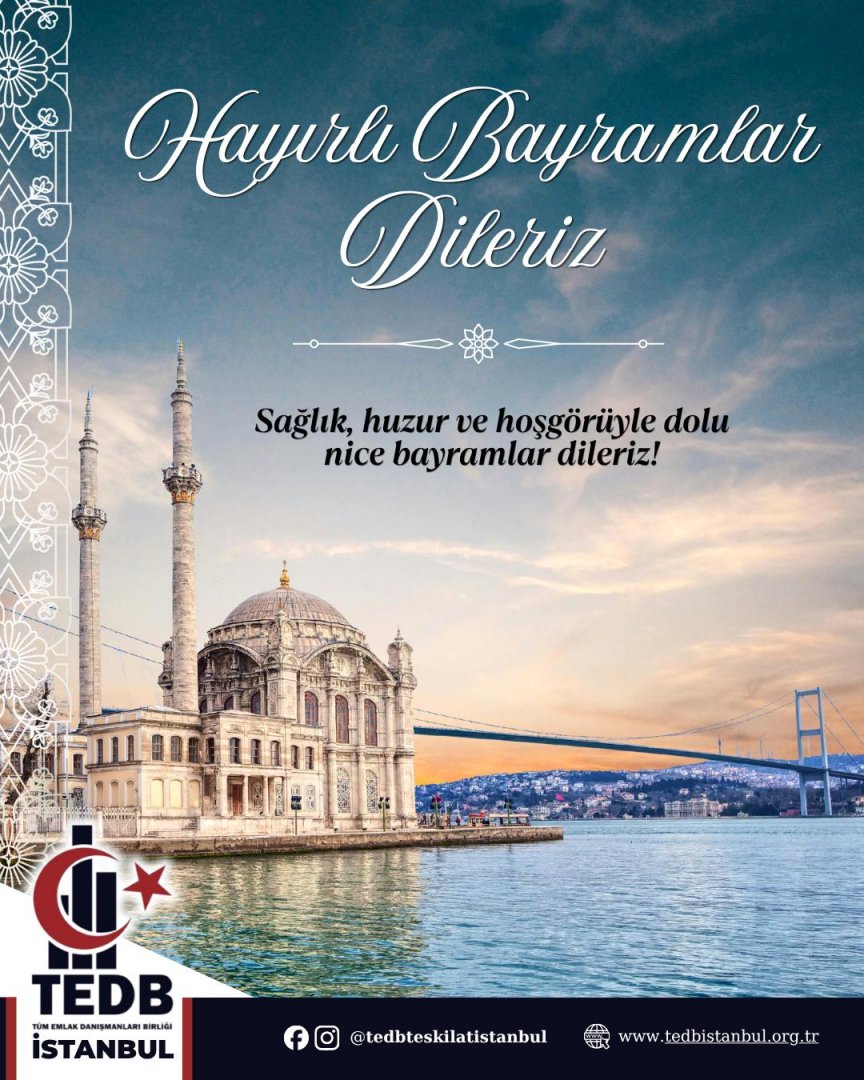 Hayırlı bayramlar dileriz...